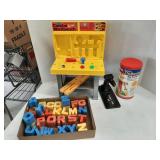 Playskool Tinker toys & mix of toy parts