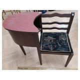 Vintage Telephone Table 31wx30hx16d