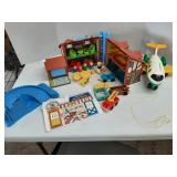 Fisher Price house, airplane & other