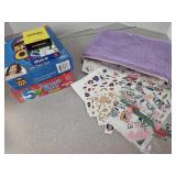 Scrapbooking stickers, games