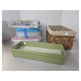 Basket and totes
