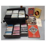 Cassettes , cases & music books