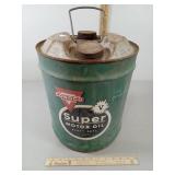 Conoco Super Motor Oil, Heavy Duty- 5 Gallon Can