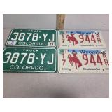License plates sets