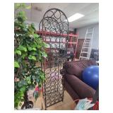 > Large Metal wine bottle rack