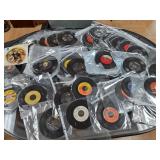 Large lot of 45 records Beatles, Elvis, Three Dog