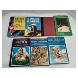 Classic books: Heidi, Ginger Rogers,  white Foxes