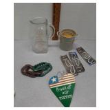 Glasco Formulette " pot belly" pitcher & other