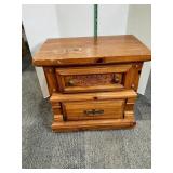 >2 drawer night stand 24.5" ht x 26" w x 16" d
