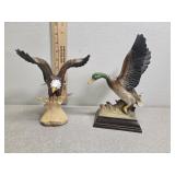 Eagle and duck ceramics
