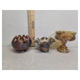 Carnival glass unmarked