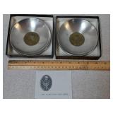 2 Florentine Coin Bowls