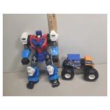 Hot wheels and Optimus prime. Tested working