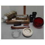 Ash trays & cigarette filter tubes