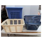 4 Laundry baskets
