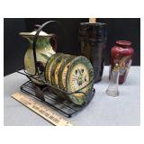 Pitcher & Snack Plate set International Susan