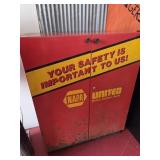 > vtg metal Napa parts cabinet shelf