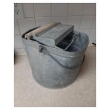 Galvanized Deluxe wash bucket