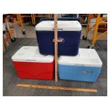 3 Coleman coolers