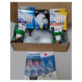 Assorted light bulbs