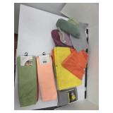 Micro fiber towels and car sponge