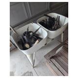 Wash tubs and lights