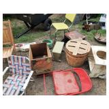 Stools,  chairs, heated bowl,  engine cover+