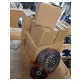 Box of 3' cut off & grinding wheels partial