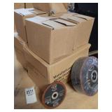 Box of 3' cut off & grinding wheels partial box