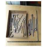 Breaker bars and socket extensions