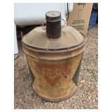 Conoco can gas oil 5 gallon Lubricant