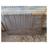 Expanded metal on frame roughly 5' across