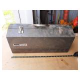Montgomery Ward Power Kraft metal tool box and