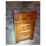 Art deco Waterfall dresser 48' h 30' w x 17' d