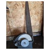 Grinding wheel old hand saw