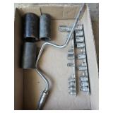 Snap-On sockets & driver 1/4 -3/8 & 1/2' . One ac