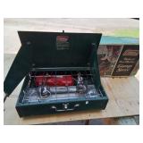 Deluxe Two Burner Camp Stove, Coleman with Box