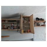 Contents of Cabinets and shelves
