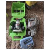 Pwoer tools, router, sander, jigsaw