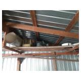 South wall : scrap wood & loft contents: fishing