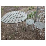 Ice cream Parlor table and chairs