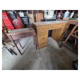 Desk and table
