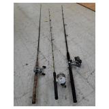 > 3 fishing poles