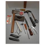 Hammer,  axe, pliers & other tools