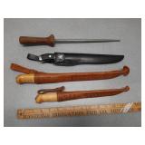 Normark & J. Marttiini Finland fillet knives &