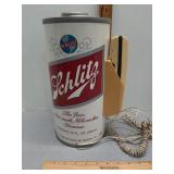 Schlitz beer can-shaped landline telephone 1970s.
