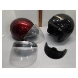 KBC open-face motorcycle helmet & other