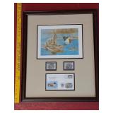 > Framed 1996 Sweden First of Nation Waterfowl