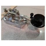 Old Morse Code Telegraph key, Columnar Pad