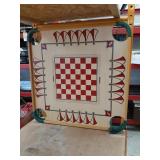 > Carrom Board game. Two sided 28" x 28"